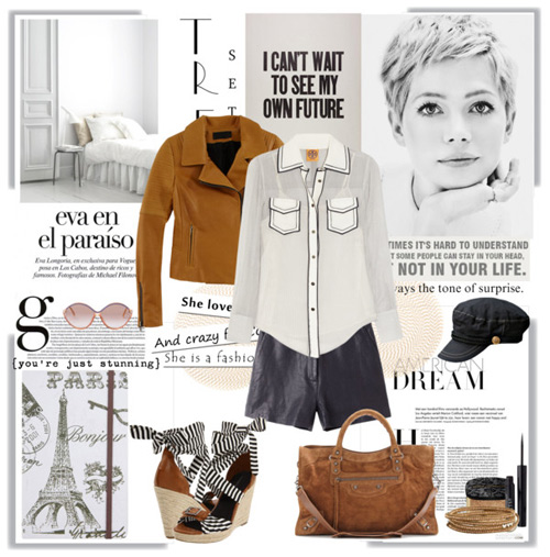 กางเกงหนังขาสั้น