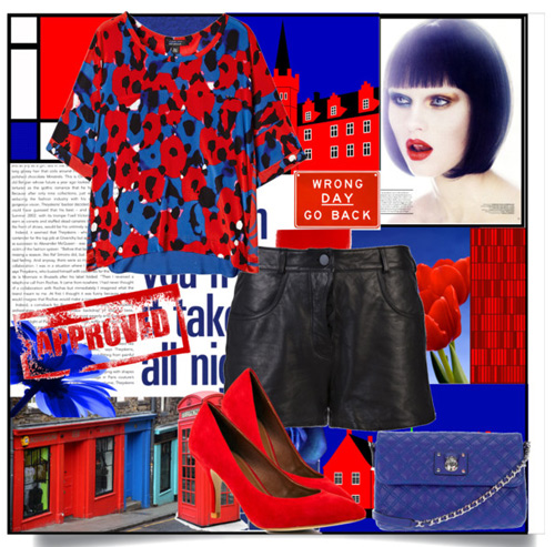 กางเกงหนังขาสั้น