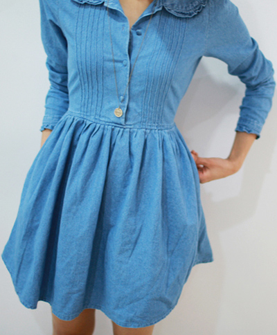 ชุดเดรสยีนส์