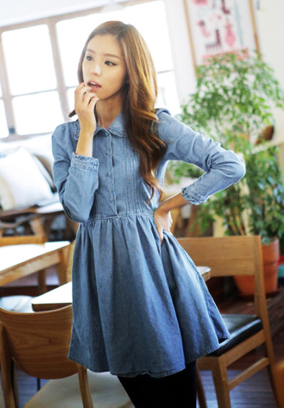 ชุดเดรสยีนส์