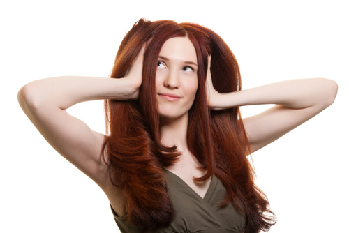 ผมแสกกลาง