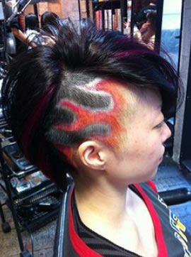 ผมทรงหัวมะเขือเทศ