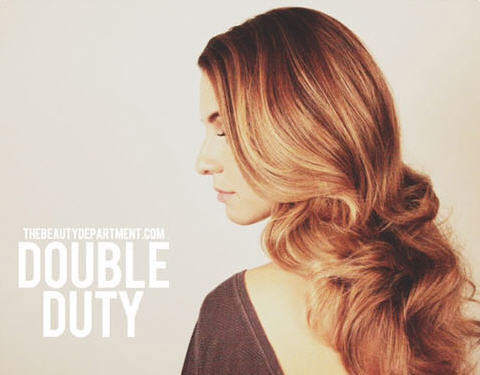 วิธีม้วนผมลอนใหญ่