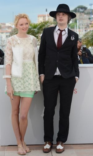 Lily Cole and Pete Doherty
