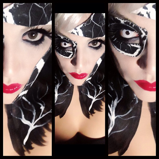 แต่งหน้าฮัลโววีน