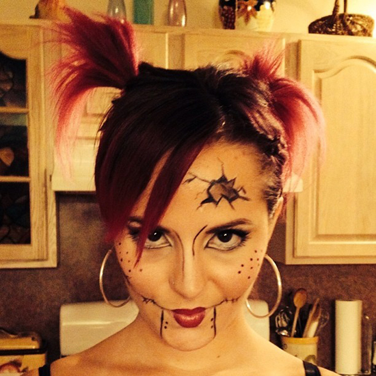 แต่งหน้าฮัลโววีน