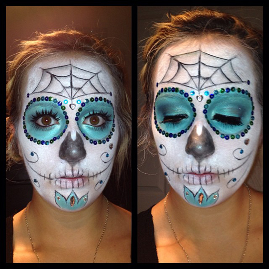 แต่งหน้าฮัลโววีน