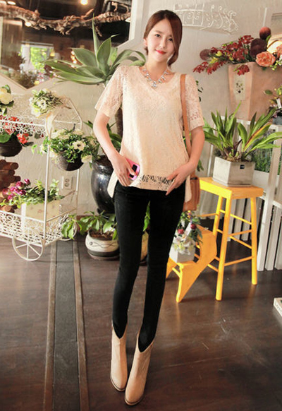 เสื้อยืดกางเกงยีนส์