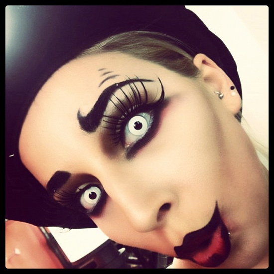 แต่งหน้าฮัลโววีน