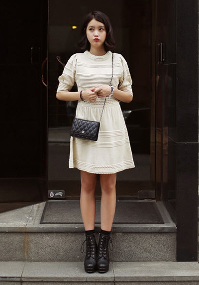 ชุดเดรสแขนตุ๊กตา