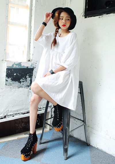 เดรสขาว