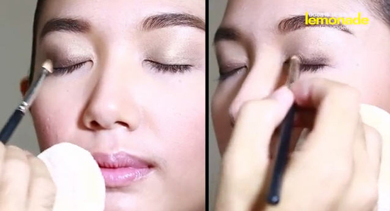 วิธีเขียนคิ้ว