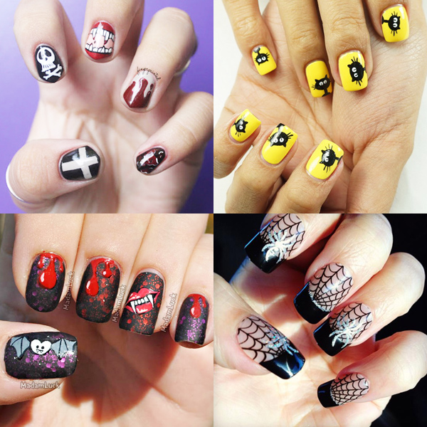 ลายเพ้นท์เล็บฮัลโลวีน