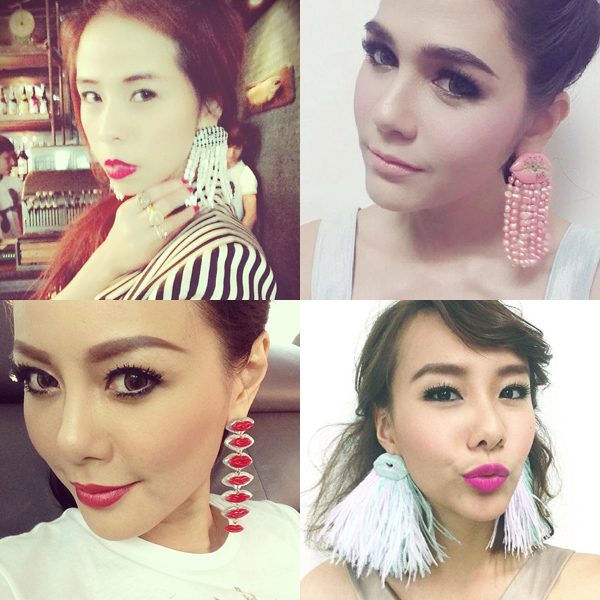 ต่างหูรูปปาก