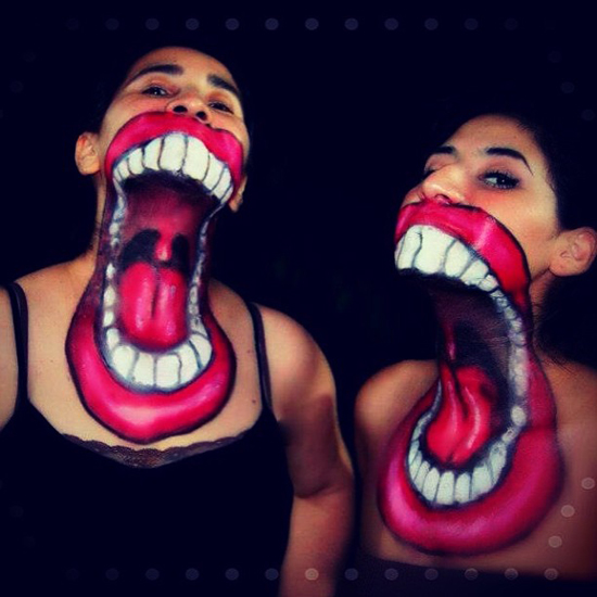 แต่งหน้าฮัลโววีน