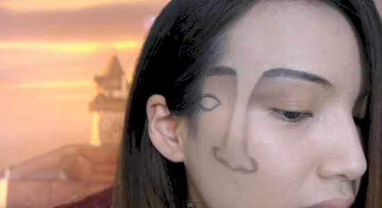 แต่งหน้าฮาโลวีน