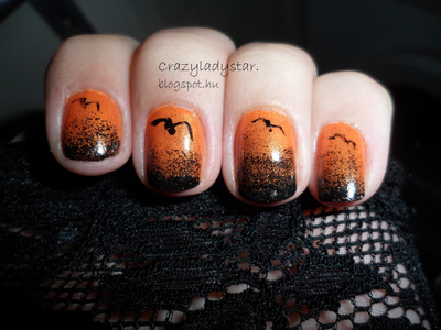 ลายเพ้นท์เล็บฮัลโลวีน