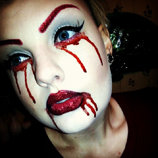 แต่งหน้าฮัลโววีน