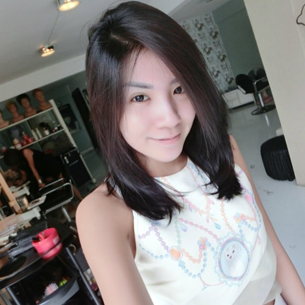 ใบเตย อาร์สยาม ตัดผมใหม่