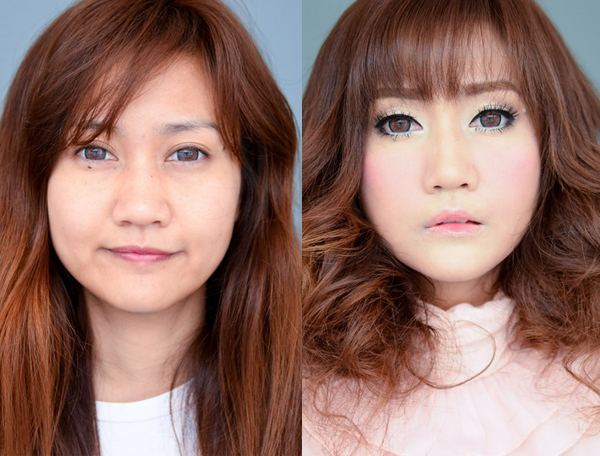 แต่งหน้าเหมือนตุ๊กตา