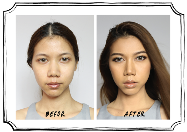 วิธีแต่งหน้าสาวผิวแทน