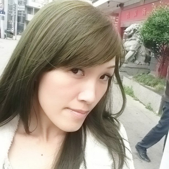 สีผม บลอนด์เขียว 