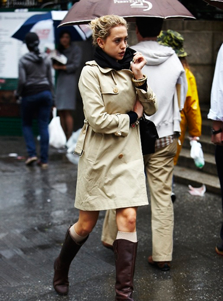 แฟชั่นรองเท้าบูทกันน้ำ