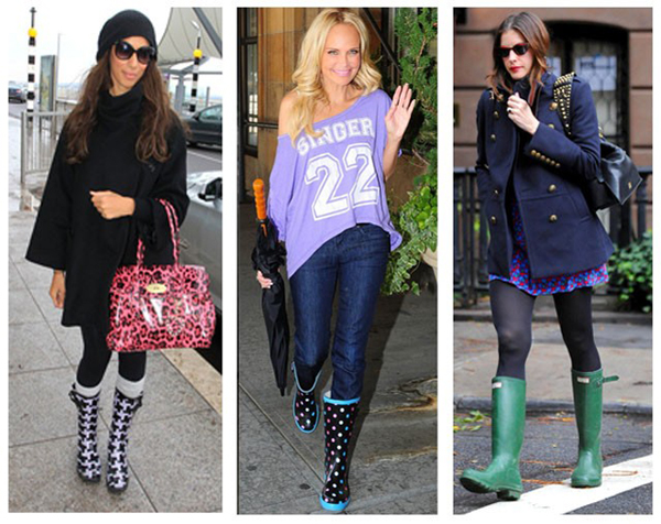 แฟชั่นรองเท้าบูทกันน้ำ