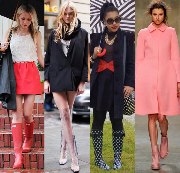 แฟชั่นรองเท้าบูทกันน้ำ