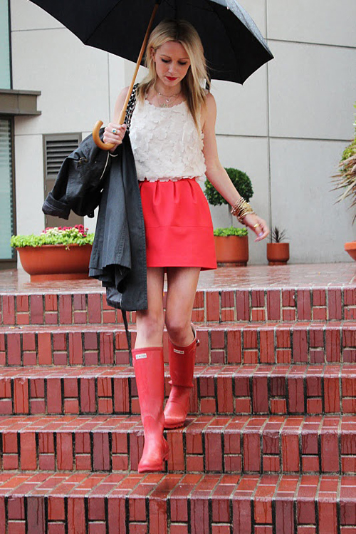 แฟชั่นรองเท้าบูทกันน้ำ