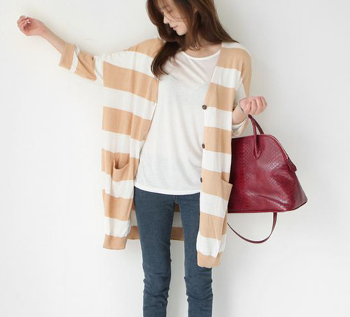 แฟชั่นเสื้อลายขวางสวยๆ