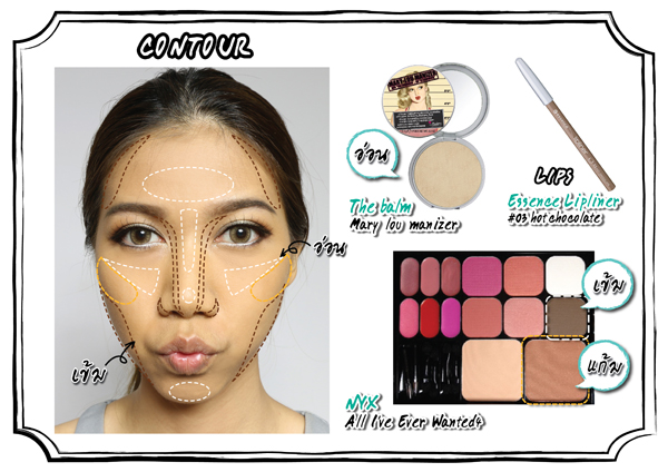 วิธีแต่งหน้าสาวผิวแทน