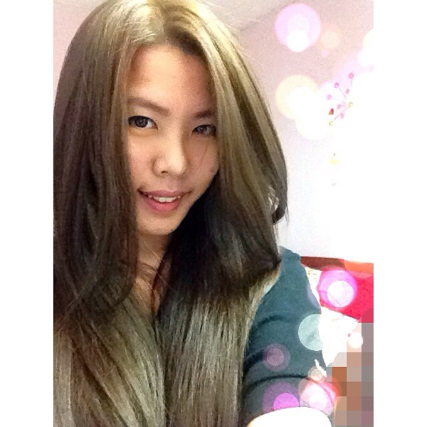 สีผม บลอนด์เขียว 