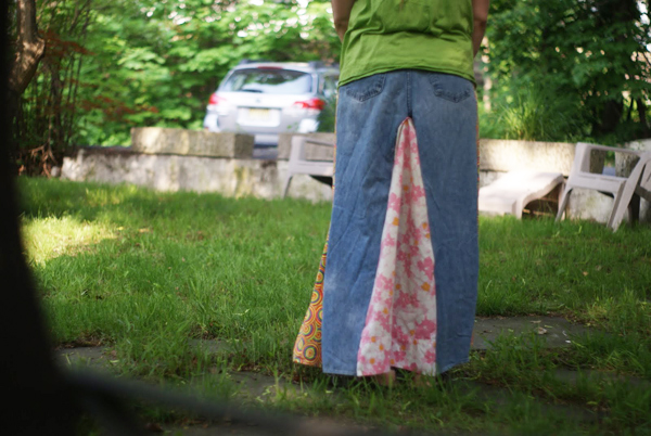 กระโปรงยีนส์ยาว 