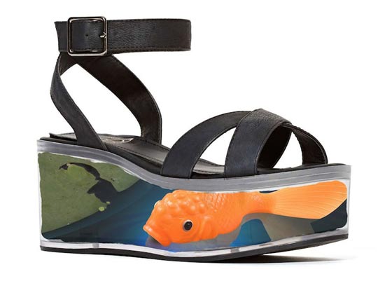 ของแต่งรองเท้าส้นตึกใส 