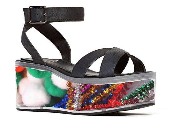 ของแต่งรองเท้าส้นตึกใส 