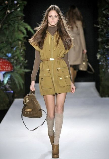 ถุงเท้ากับรองเท้าส้นสูง