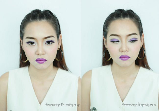 แต่งหน้าโทนสีม่วง แต่งหน้าโทนสีม่วง