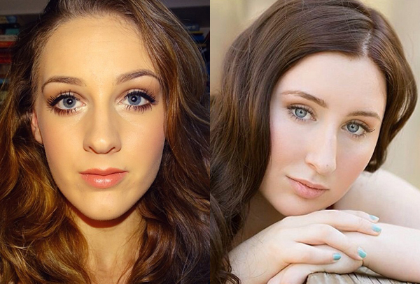 วัยรุ่นฝรั่งแต่งหน้า