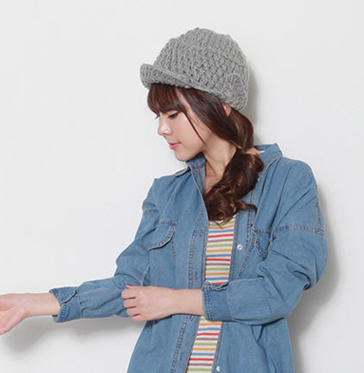 แฟชั่นหมวกไหมพรม 