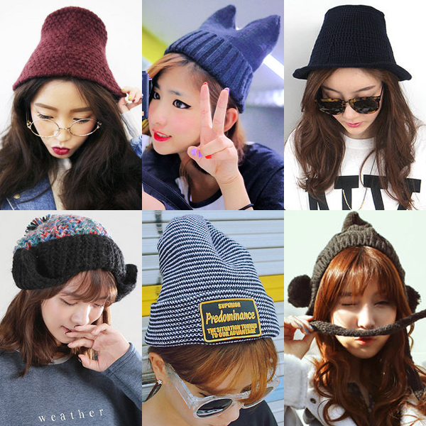 แฟชั่นหมวกไหมพรม 