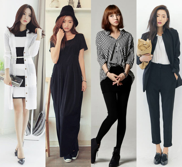 ชุดสีขาวดำ