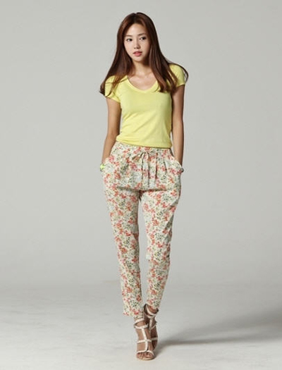 กางเกงผ้าพริ้ว 