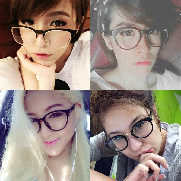 ดารากับแว่นสายตา