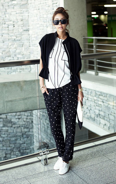 กางเกงผ้าพริ้ว 