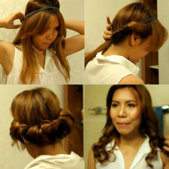 วิธีทำผมลอน