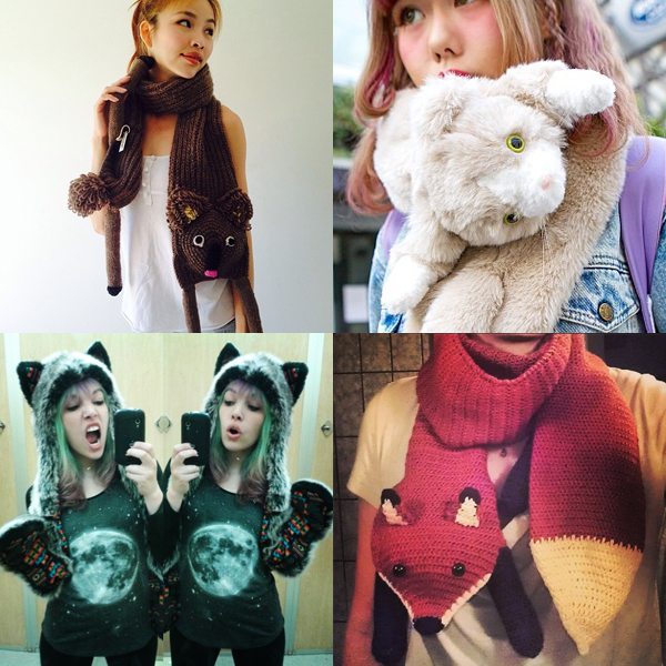 ผ้าพันคอรูปสัตว์