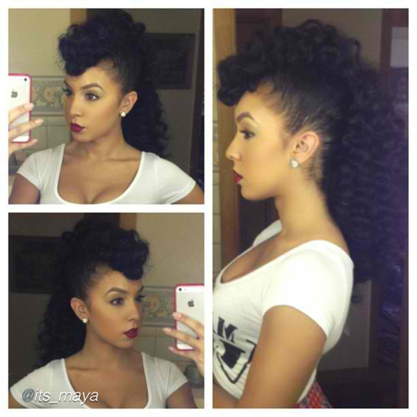 ทรงผมออกงานกลางคืนคนผมหยิก