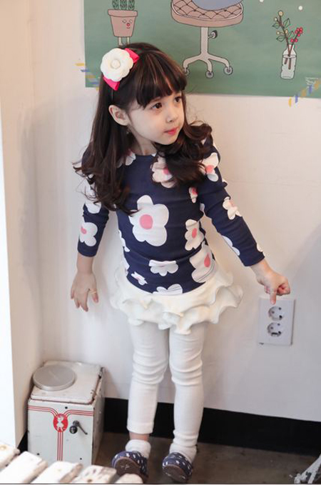 เสื้อผ้าลายดอกเด็ก
