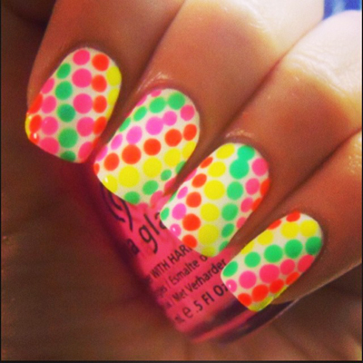 ลายเพ้นท์เล็บหน้าร้อน 